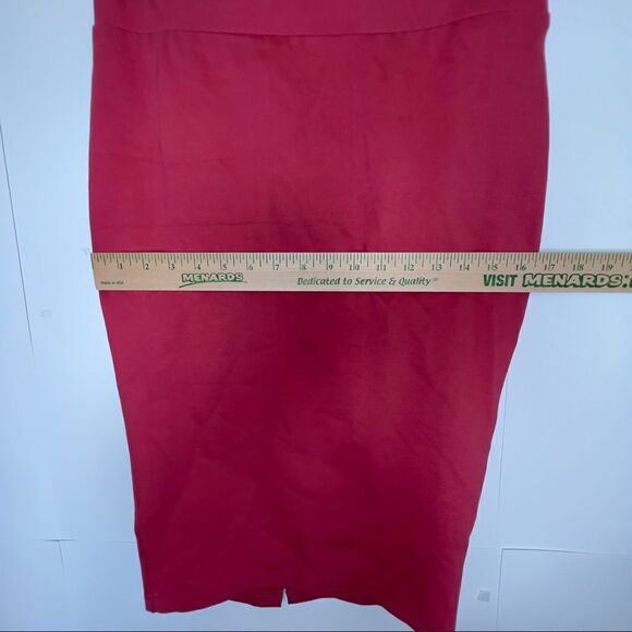 Nwt Torrid Coral Ponte Pencil Skirt Womens Size 00 M/10 - Picture 8 of 12
